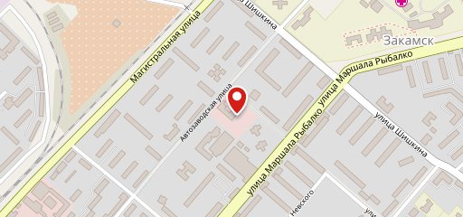 Закамский Дворик на карте