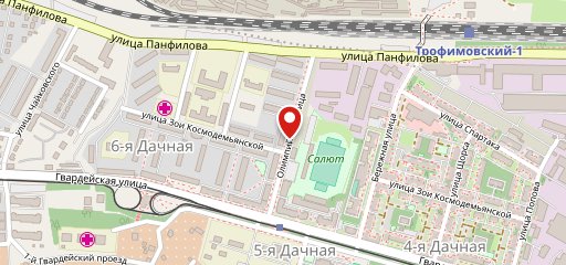Березка на карте