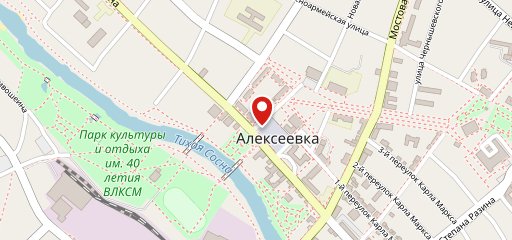 Обжора на карте