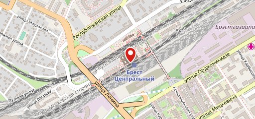 Зал ожидания ЖД вокзала на карте