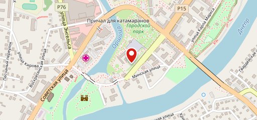 Замковое на карте