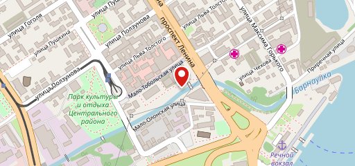 Заправка на карте