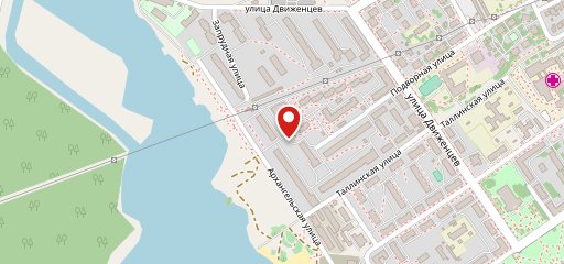 Запрудное на карте