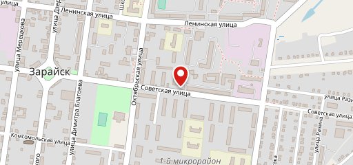 Зарайск на карте