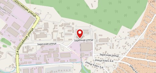 Заречное на карте