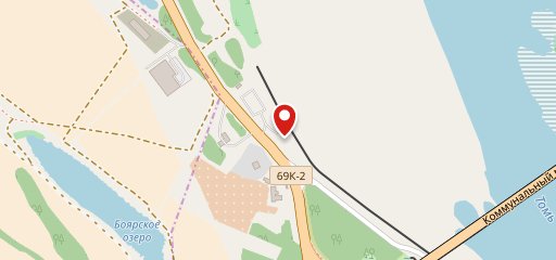 Заречный на карте