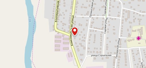 Заречье на карте