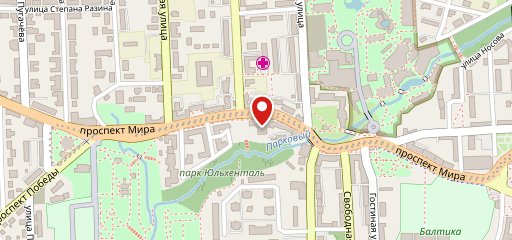 Заря на карте