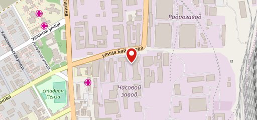 Заря на карте