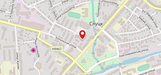 Заря на карте
