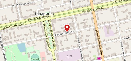 Зауралочка на карте