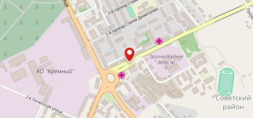 Заводской бар на карте