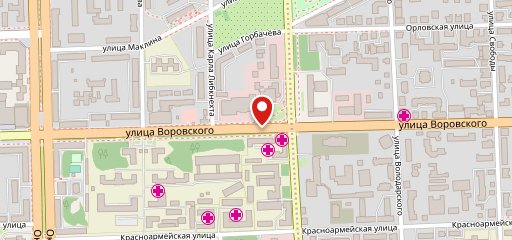Здоровая Столовая на карте