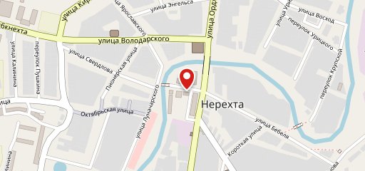 Зебра на карте