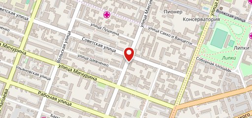 Зебра на карте