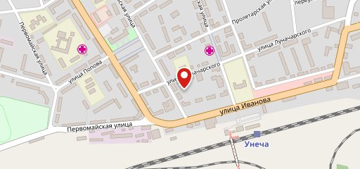 Зебра на карте