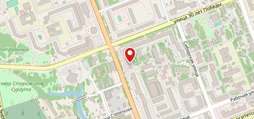Зеленая нить на карте