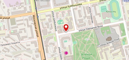 Зеленая роща кафе на карте