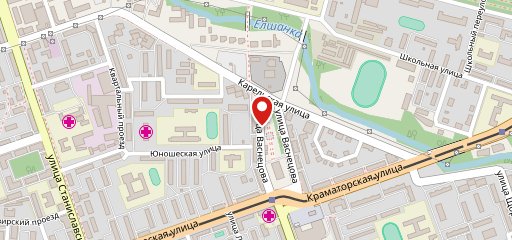 Зелёный буфет на карте