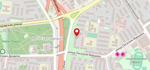 Зеленый Фонарь на карте