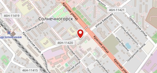 Зеркальное на карте