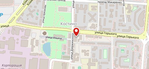 Зёрна на карте