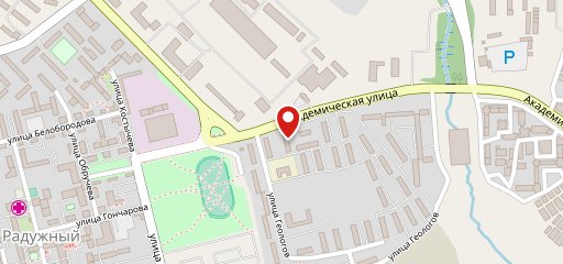 Пекарня на карте
