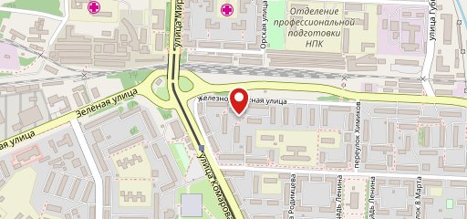 Железнодорожная 85 на карте