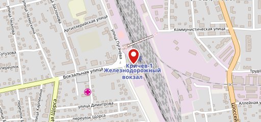 Железнодорожный вокзал ст. Кричев 1 на карте