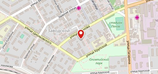 Желтый на карте