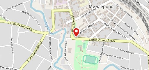 Живое Пенное на карте