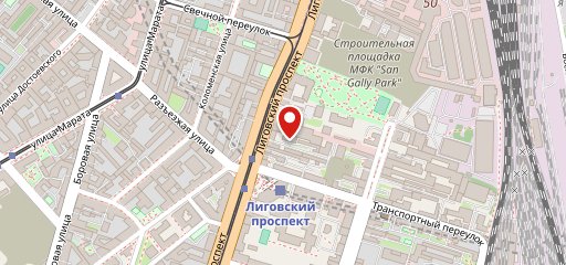 Циферблат на карте