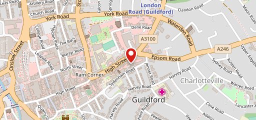 Zizzi - Guildford на карте