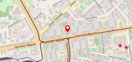 Кафе-бар Зодиак в Витебске, аренда кафе для юбилея на карте