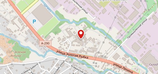 Золотая рыбка на карте