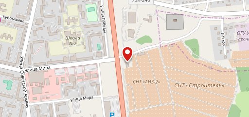 Золотая вилка на карте