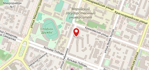 Золотой Дракон, Суши-бар на карте