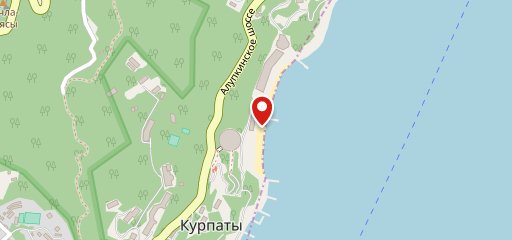 Золотой пляж на карте