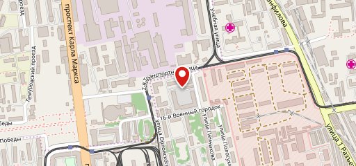 Звездочка, Кафе на карте