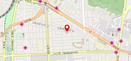 우미가든 참숯불구이 왕돼지갈비 쌈밥 인천 간석동 на карте