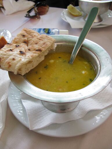 Суп с мясом ягненка
