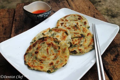 Блины с луком