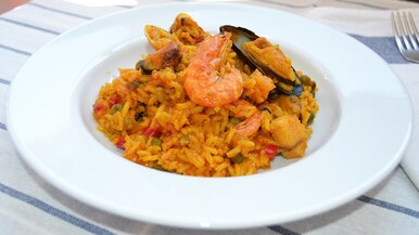 Рис с морепродуктами