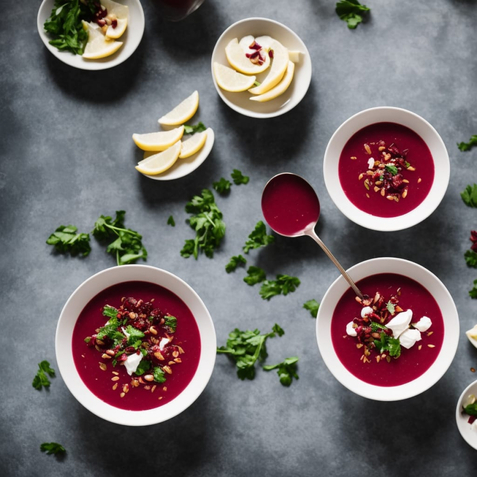 Cold beet soup