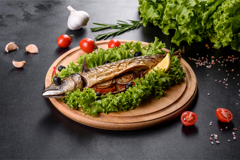 Запеченная скумбрия