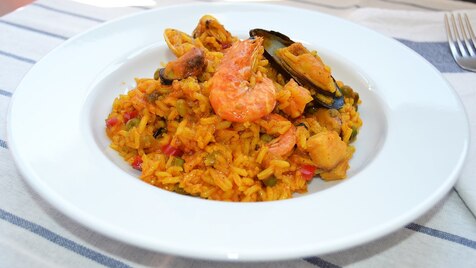 Рис с морепродуктами