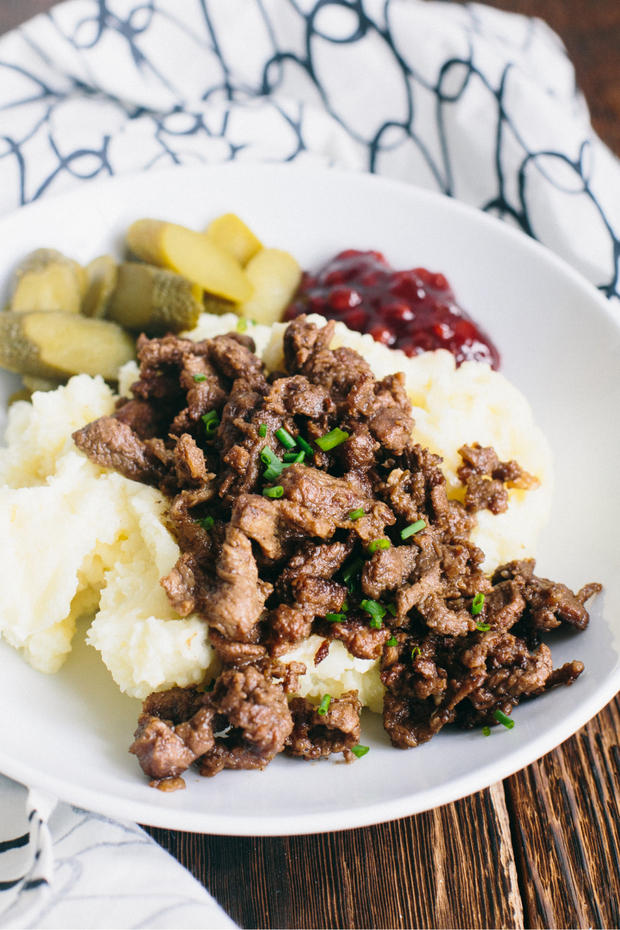 Жареная Оленина